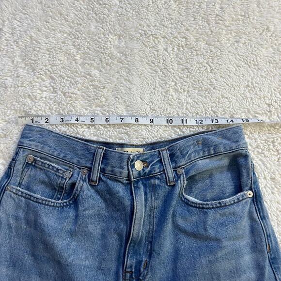 Madewell Womens Mid Rise The 90’s Straight Leg Jean Sz 28 Light Wash - Picture 4 of 9